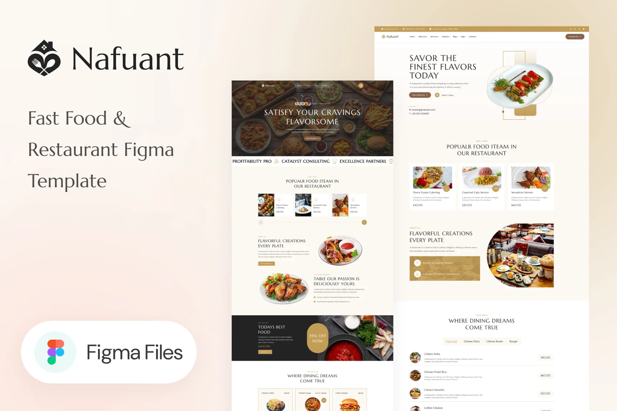 TasteHub – Modern Food Website Template | Delicious Food & Restaurant Design