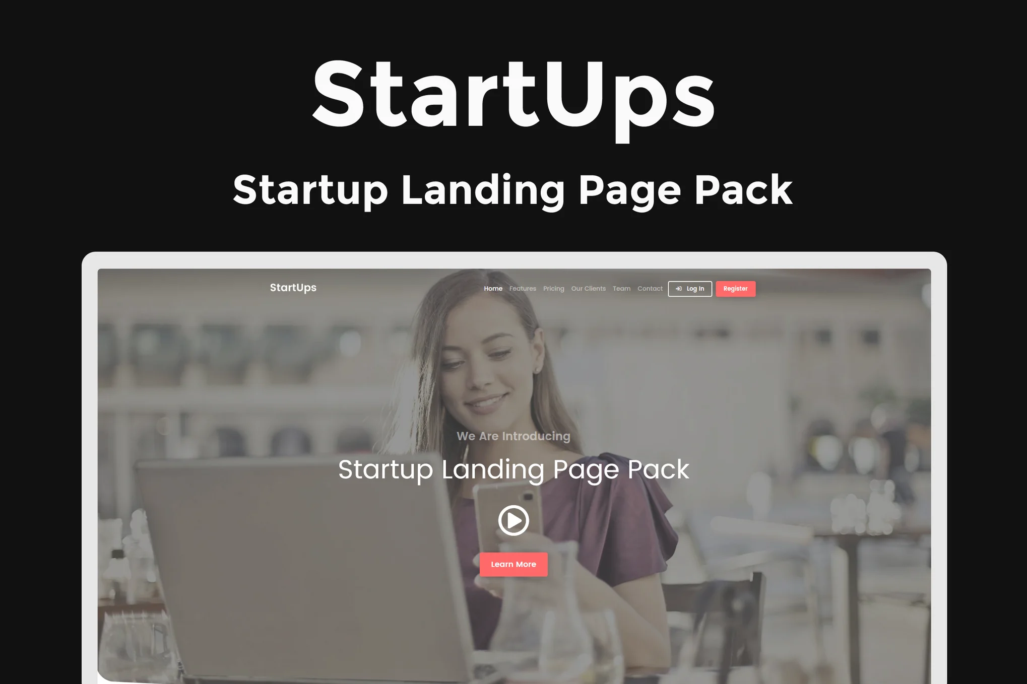 Startups – Startup Landing Page Template