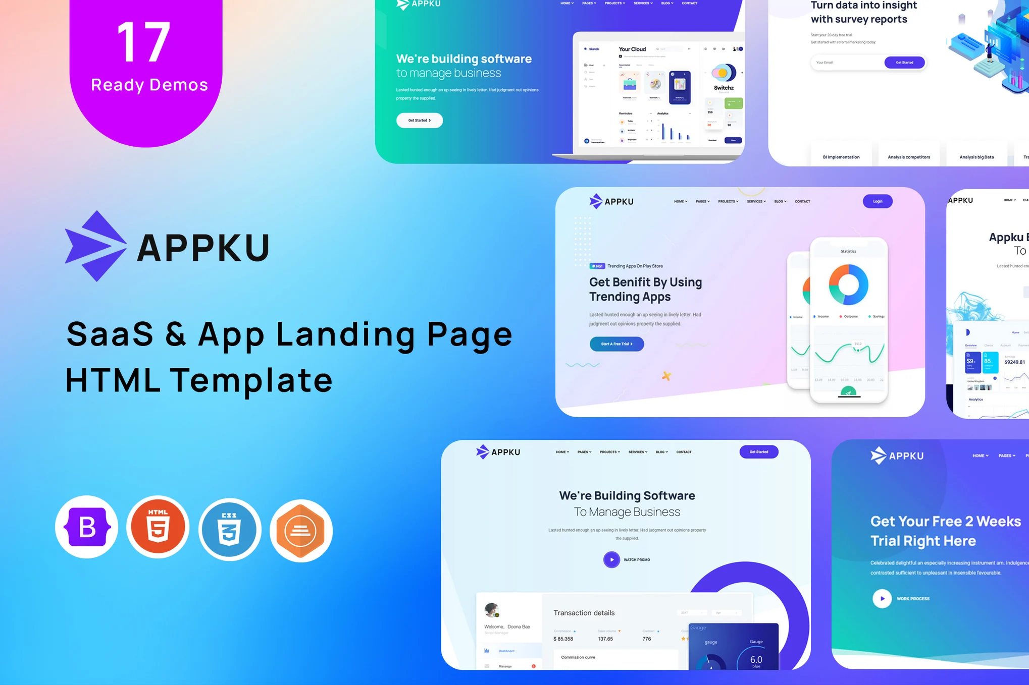 Appku – SaaS & App Landing Page Template