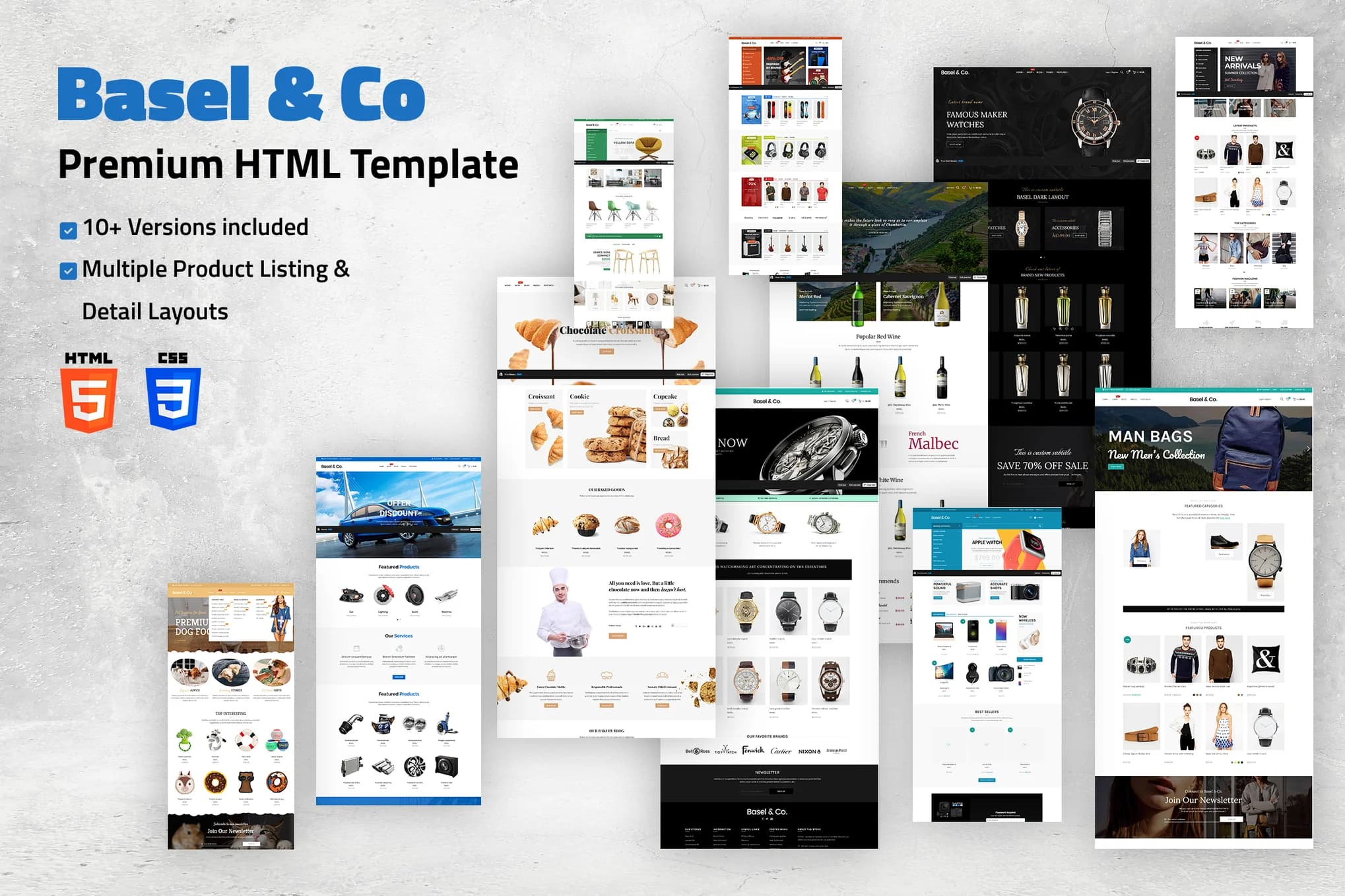 Basel – Multipurpose eCommerce Website Theme