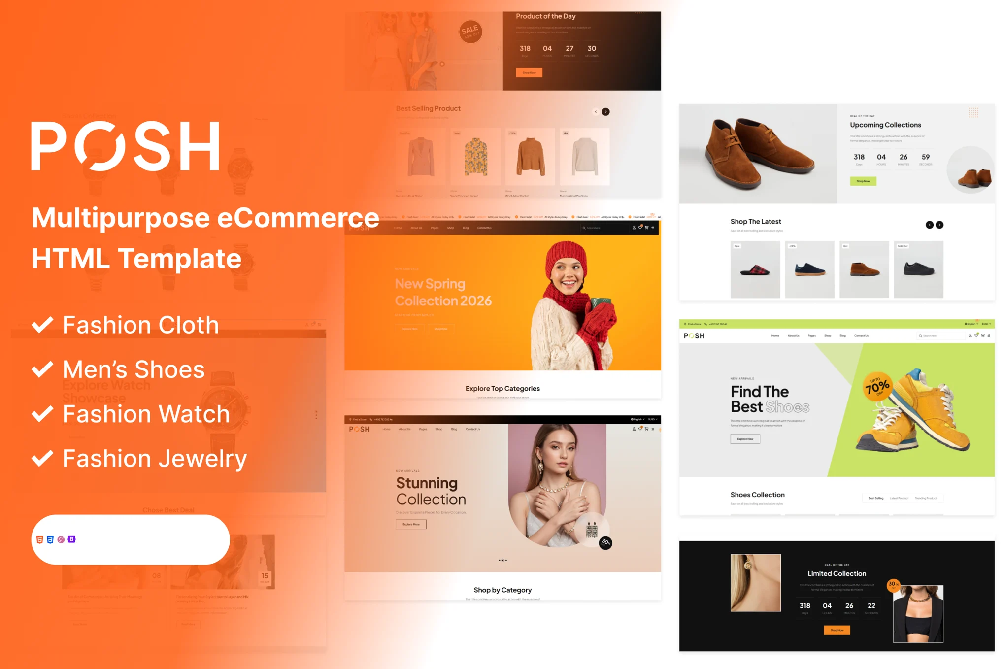 Posh – Premium eCommerce HTML Website Template