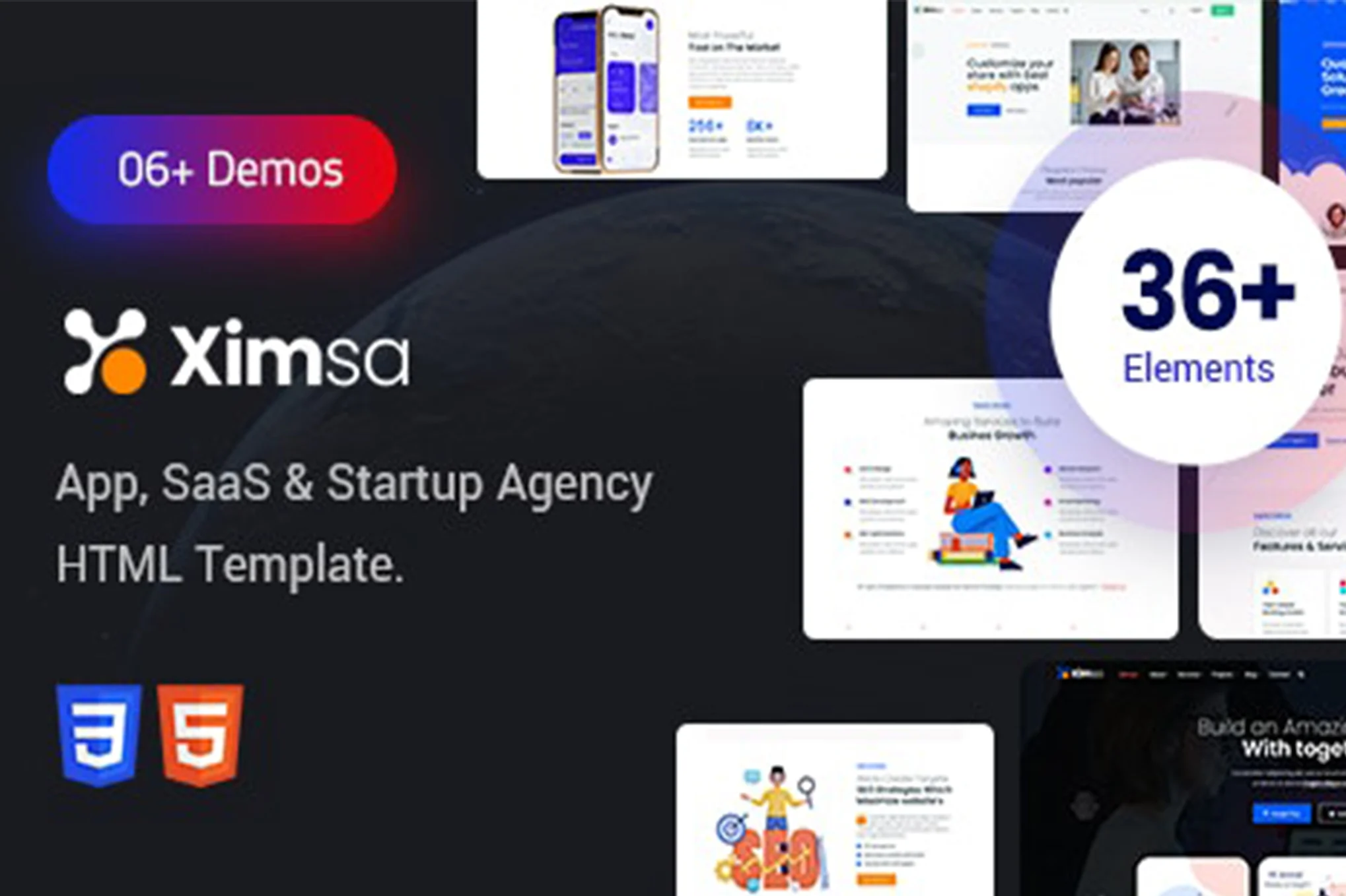 Ximsa – Digital Agency Website Template