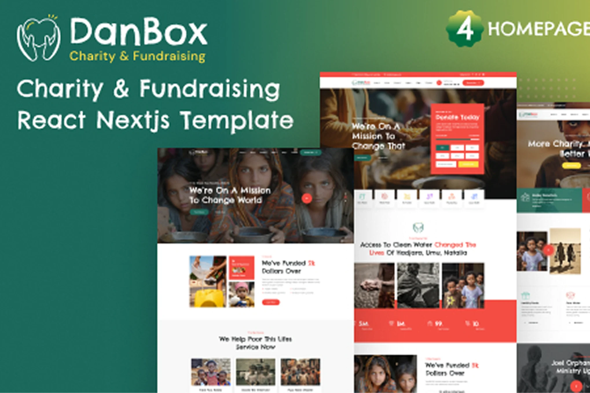 Danbox – Charity and Donation Website Template