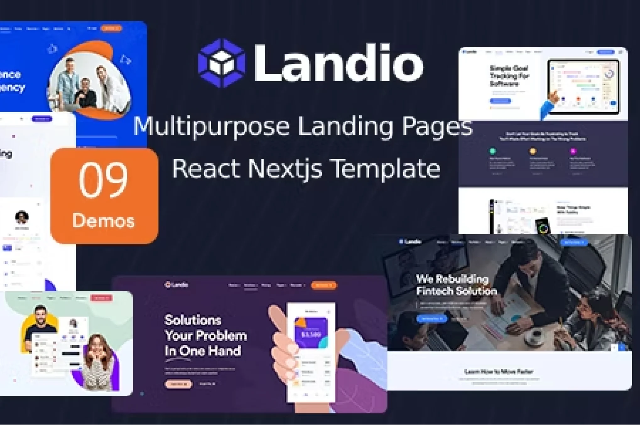 Landio – Multipurpose Landing Page Template