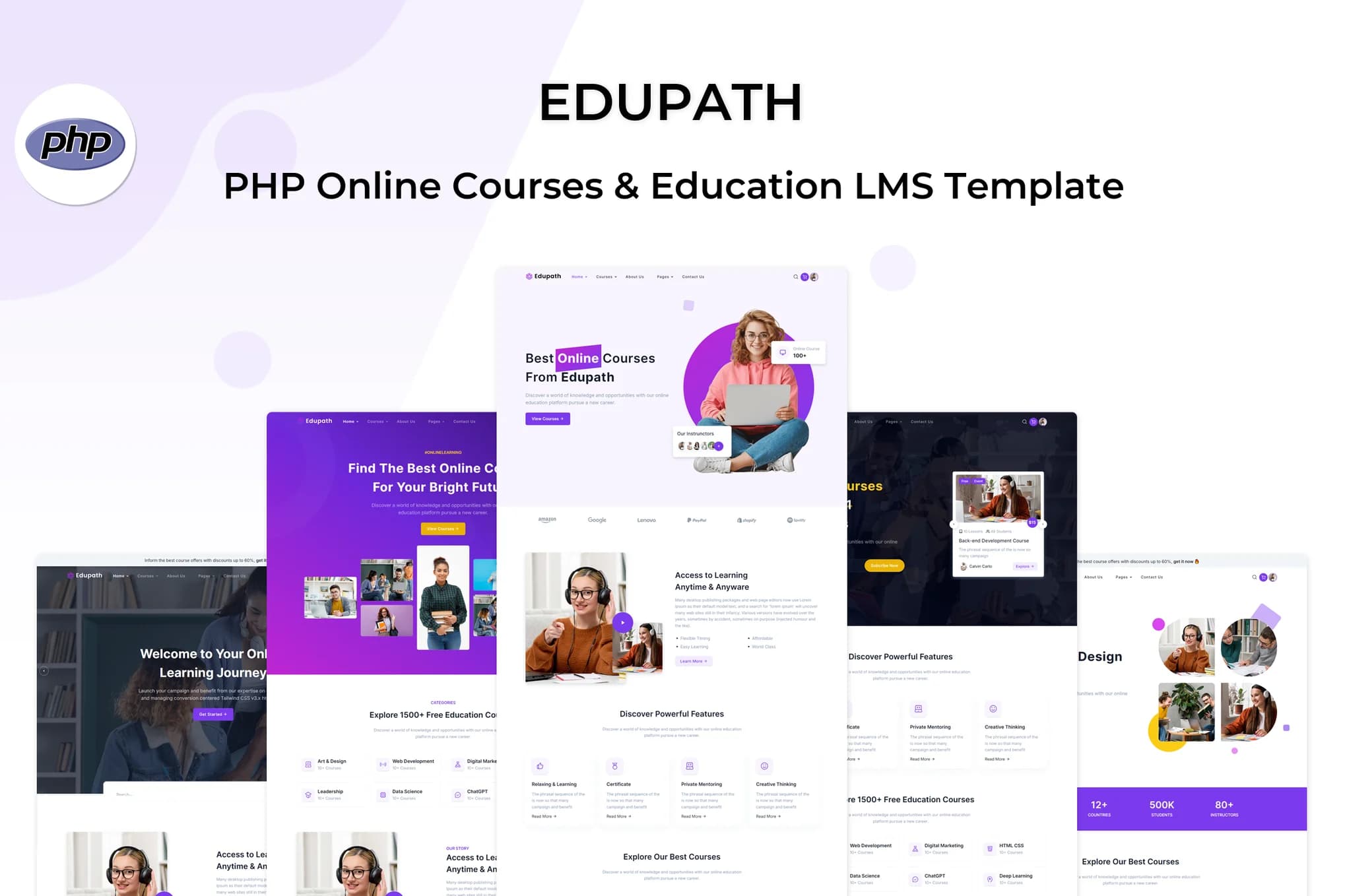 Edupath – PHP Online Education Website Template