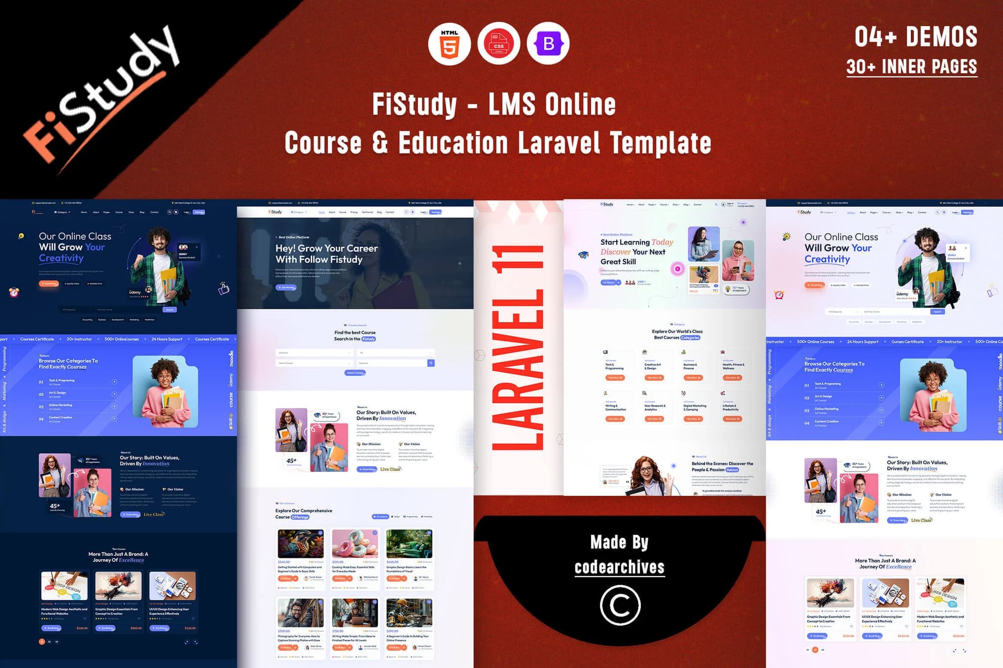 Fistudy – LMS & Online Course Website Template