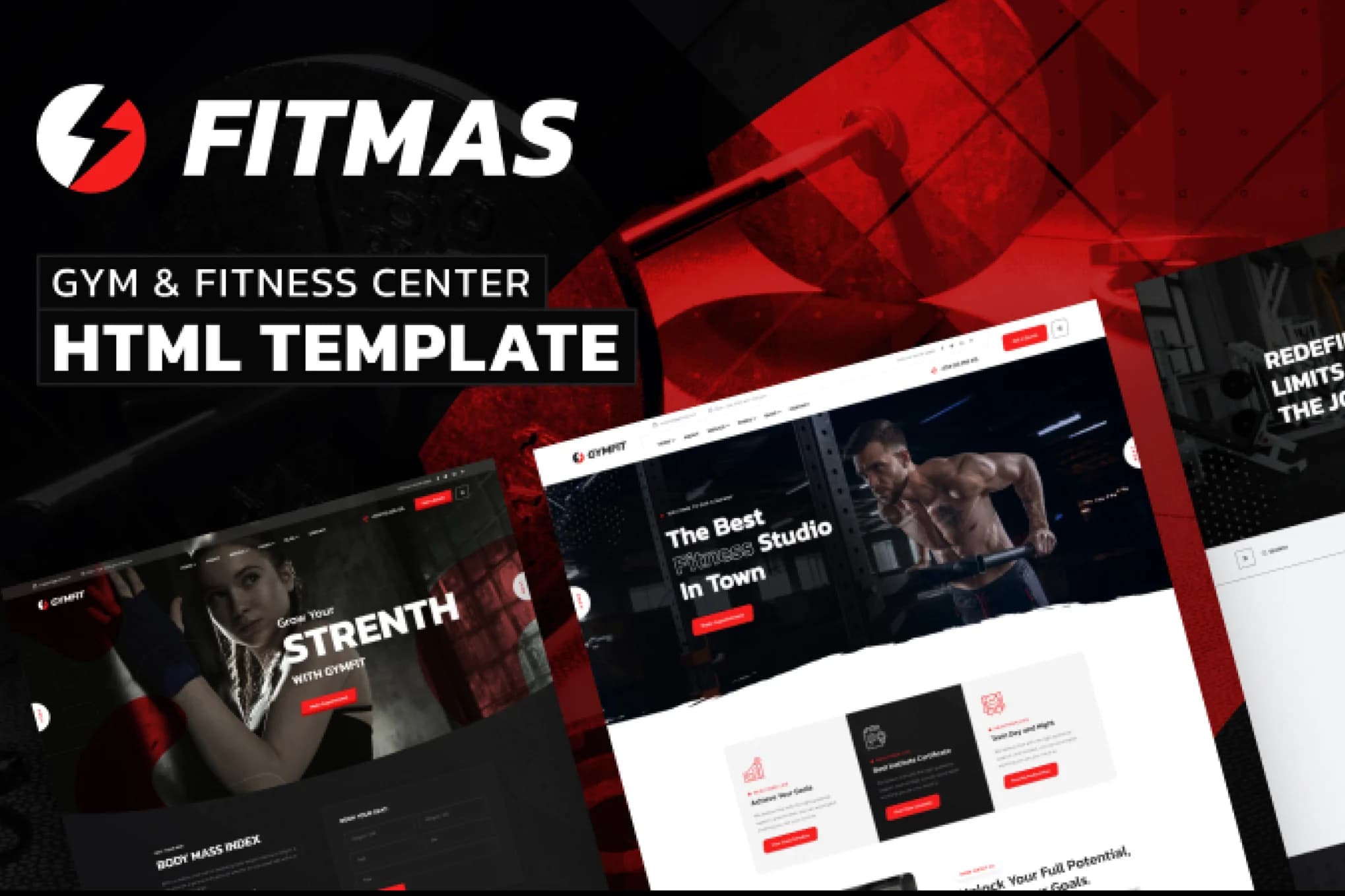 Fitmas – Gym & Fitness Website Template